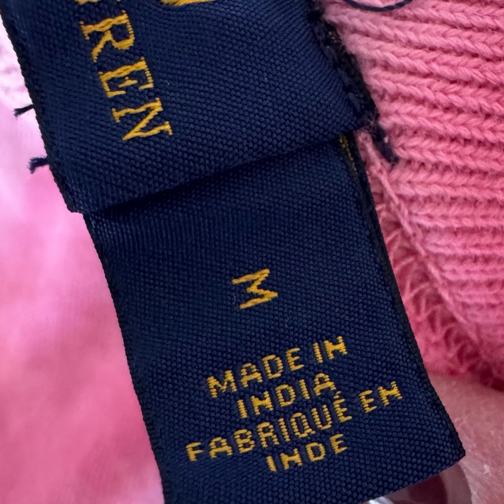 Ralph Lauren Tie-Dye Sweatshirt in Pink, Yellow, Blue, Green - Picture 6 of 10